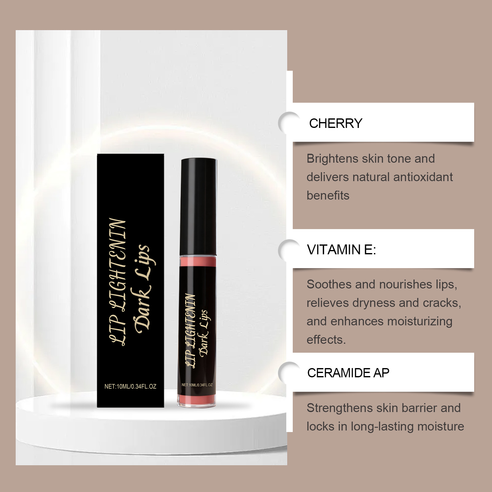 Pink Moisturizing Nourishing Lip Oil Daily Mild Hydrating Glossy Soft Portable Lip Care