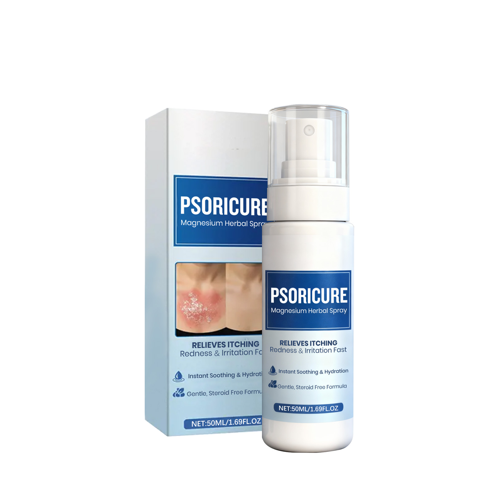 Magnesium Herbal Care Spray Mild Formula Refreshing Hydrating Soothing Comfort Skin Daily Treatment