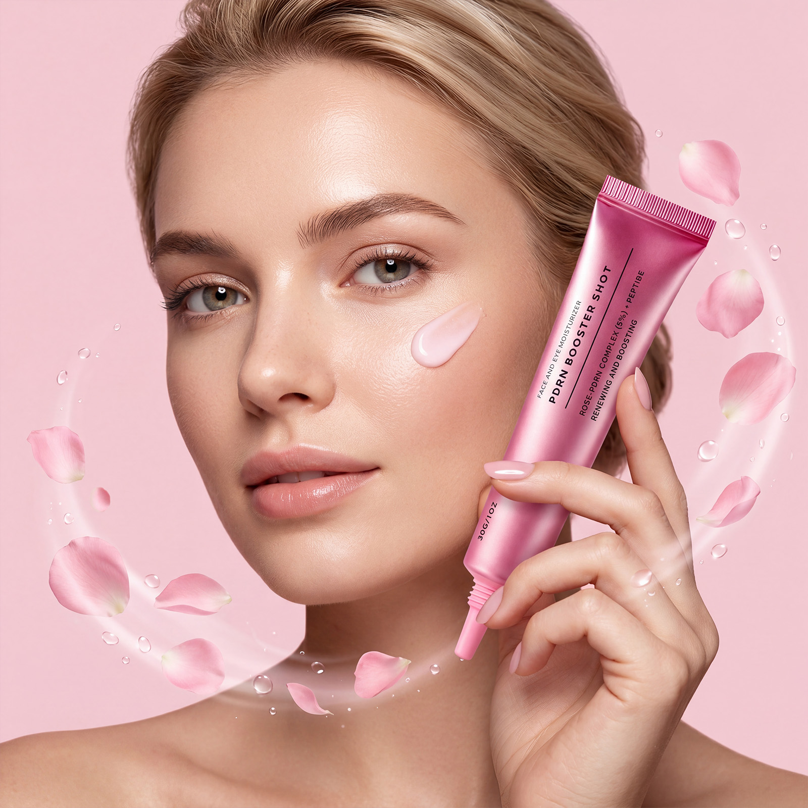Rose Moisturizing Cream Hydrating Soothing Smoothing Refreshing Delicate Soft Repair Rough Skin Brighten Complexion Gentle Care