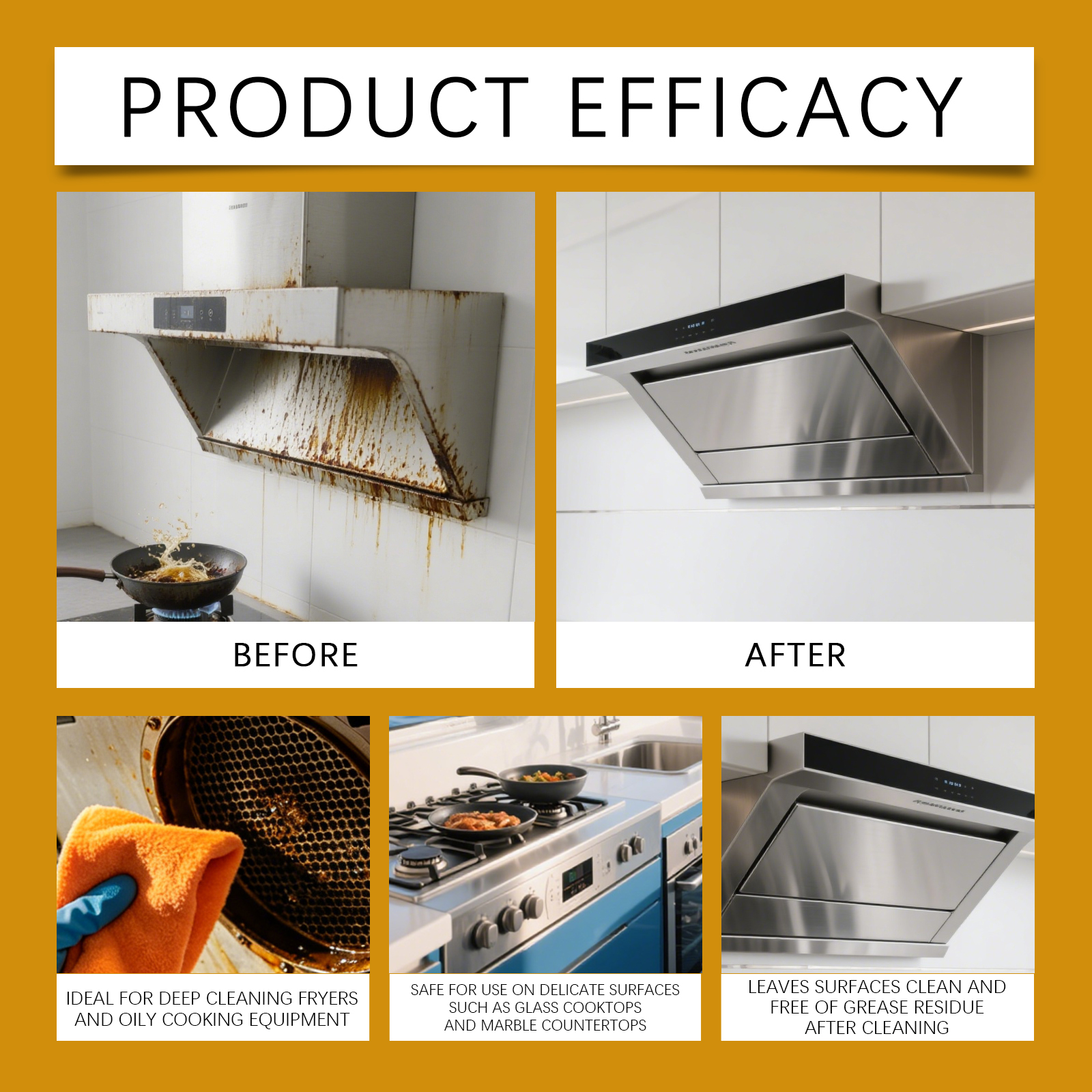 Kitchen Grease Cleaning Spray Mild Formula Care Household Stove Range Hood Remove Oil Stains Dirt
