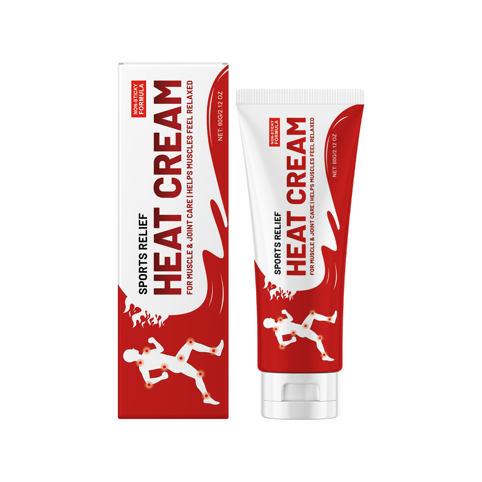 Sports Gentle Warm Cream Mild Formula Joint Skin Daily Care Moist Light Comfort Nursing Ointment