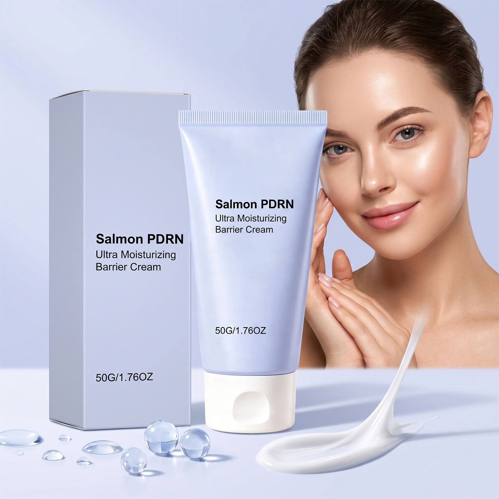 Facial Moisturizing Cream Light Texture Tender Delicate Hydrating Moisturize Facial Skin Daily Skin Care