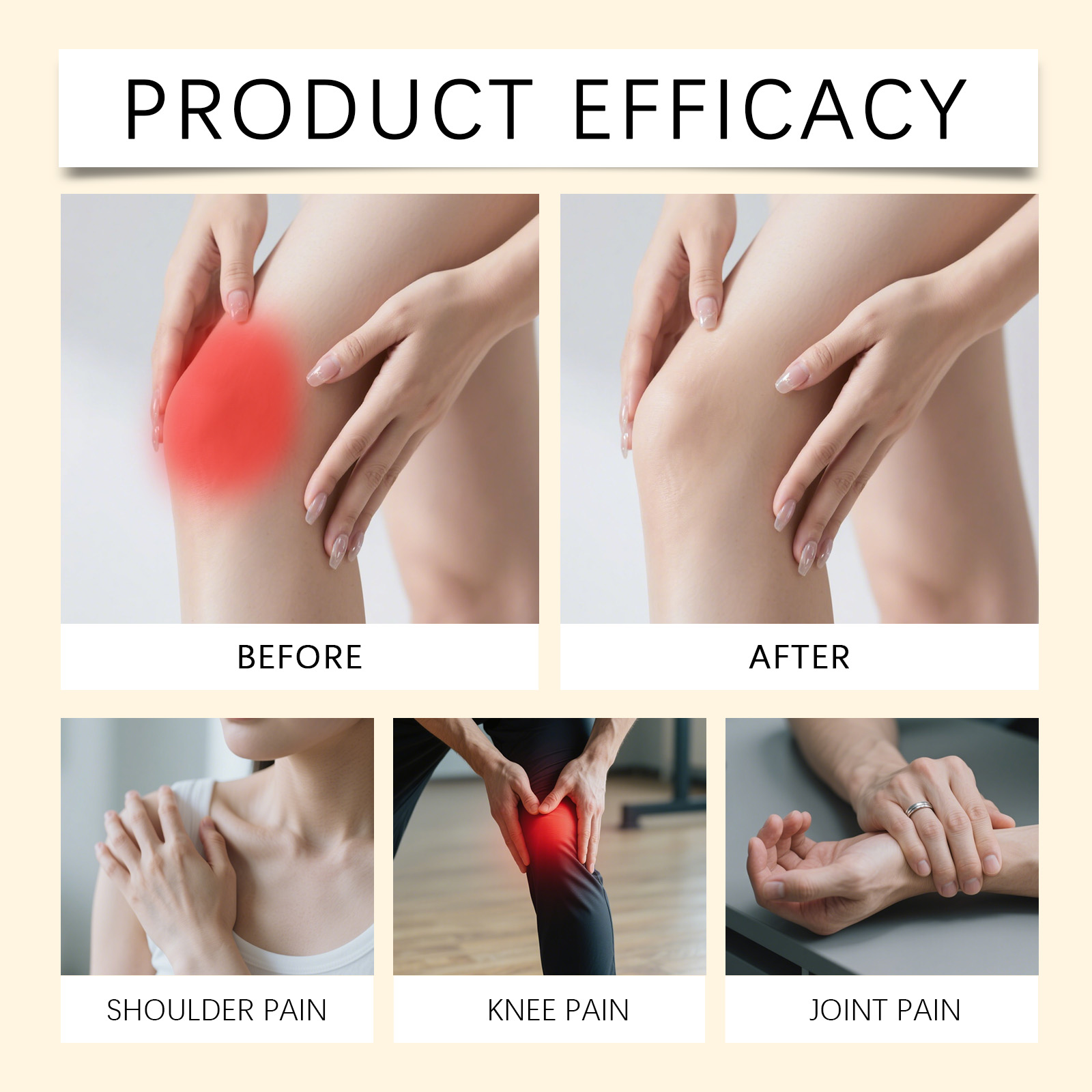 Joint Care Cream Mild Moisturizing Body Joint Knee Comfort Daily External Smear Massage Lotion