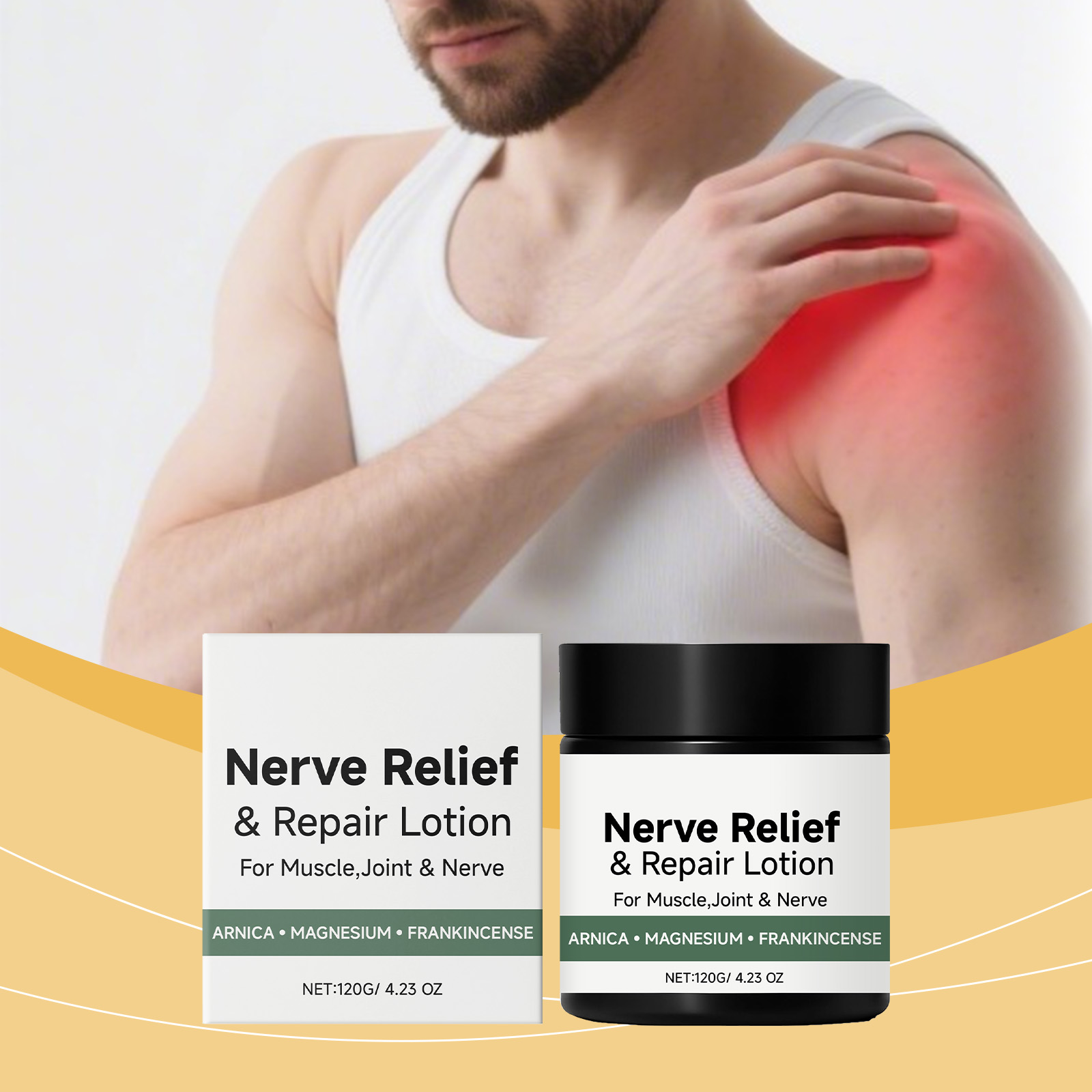 Joint Care Cream Mild Moisturizing Body Joint Knee Comfort Daily External Smear Massage Lotion