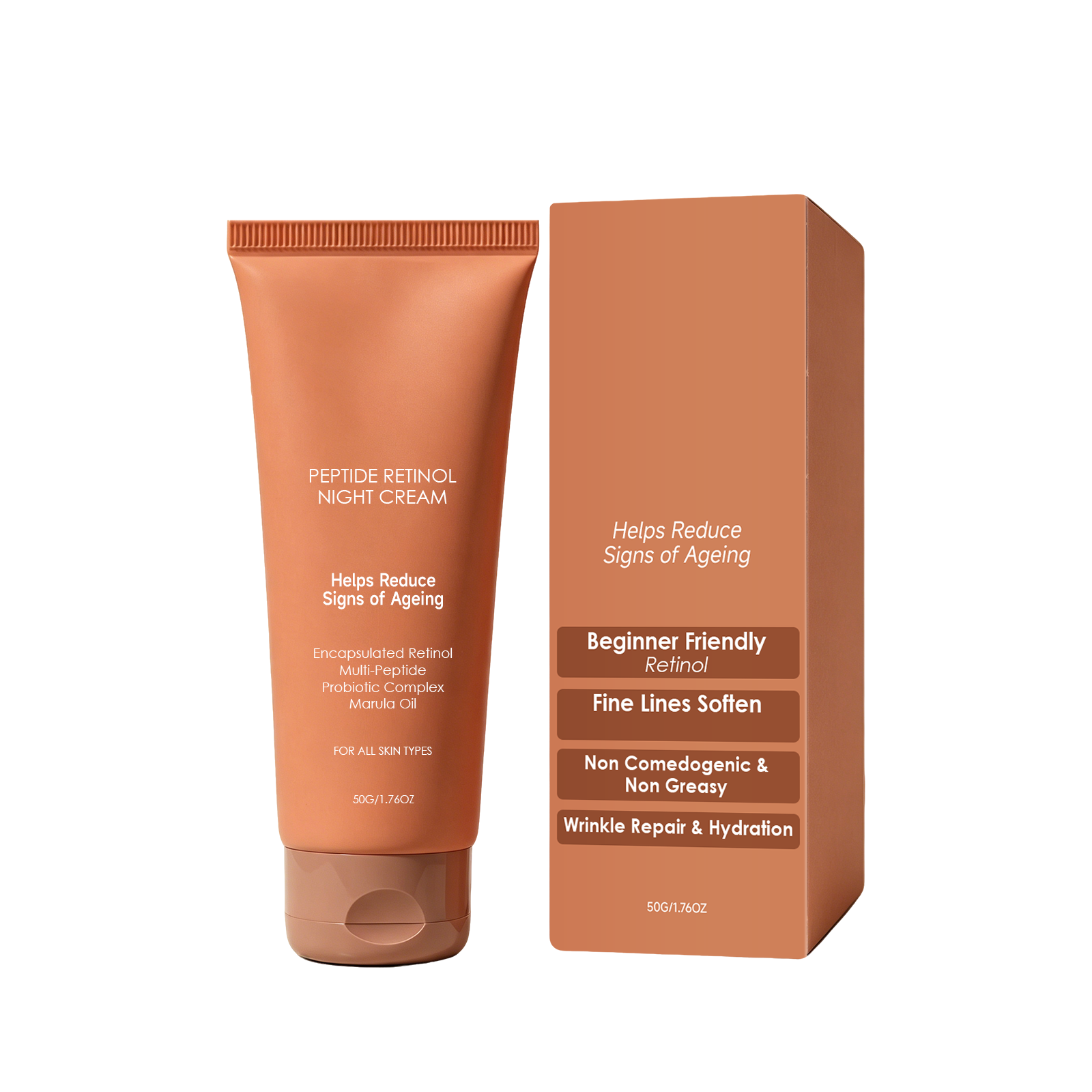 Retinol Cream Gentle Moisturizing Hydrating SkinFriendly Soft Smooth Easy To Spread Facial Skin Care Cream