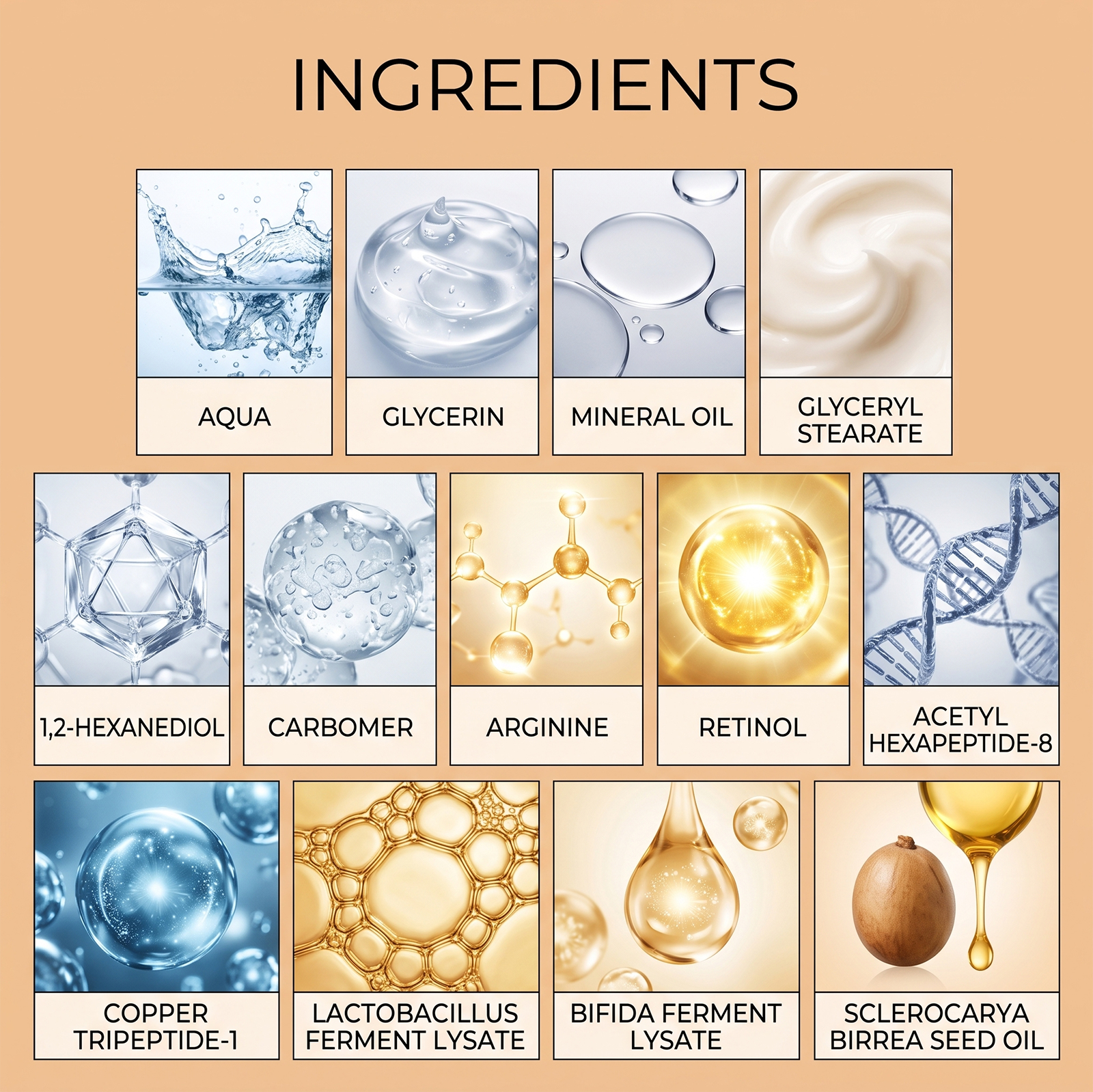 Retinol Cream Gentle Moisturizing Hydrating SkinFriendly Soft Smooth Easy To Spread Facial Skin Care Cream