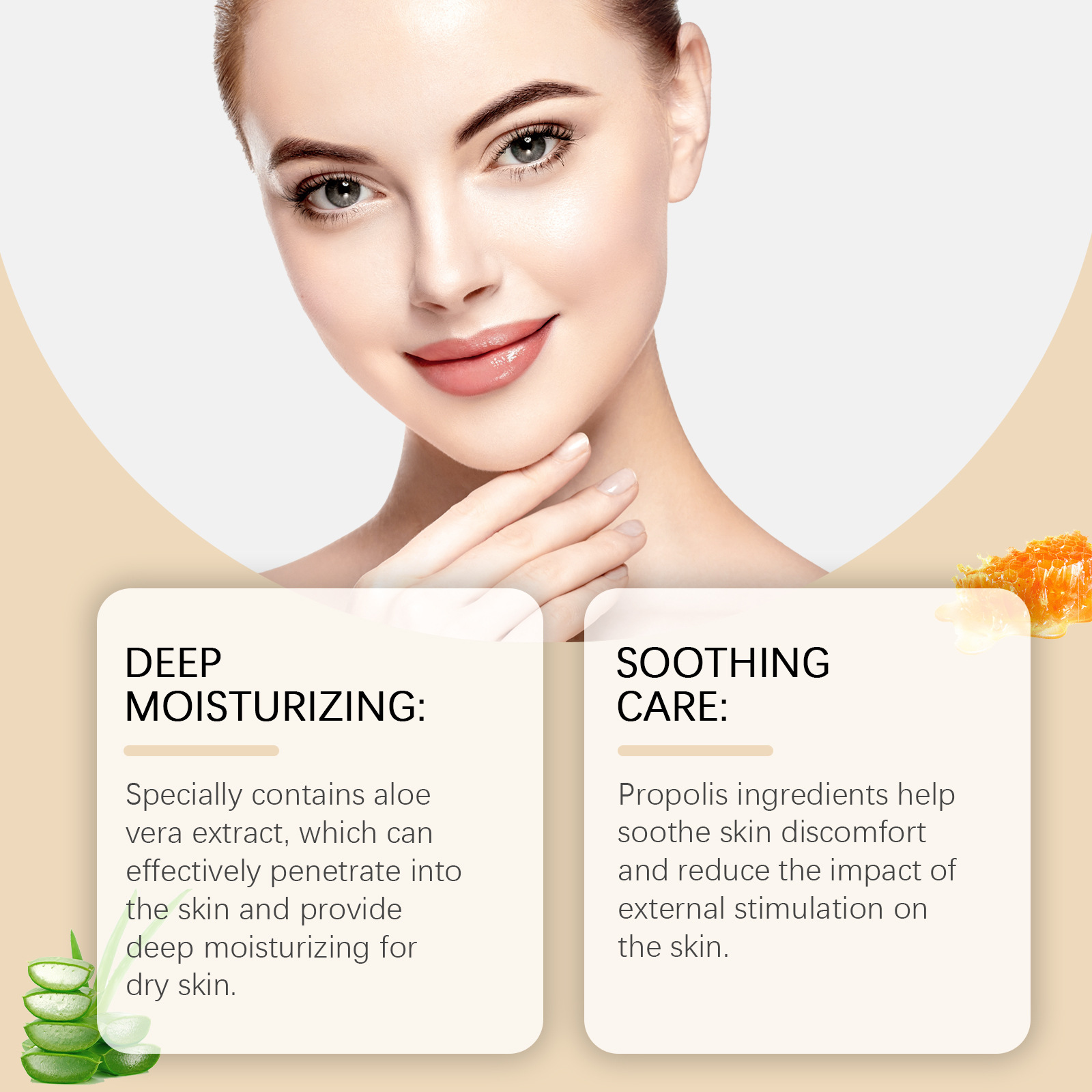 Aloe Vera Propolis Honey Facial Moisturizer