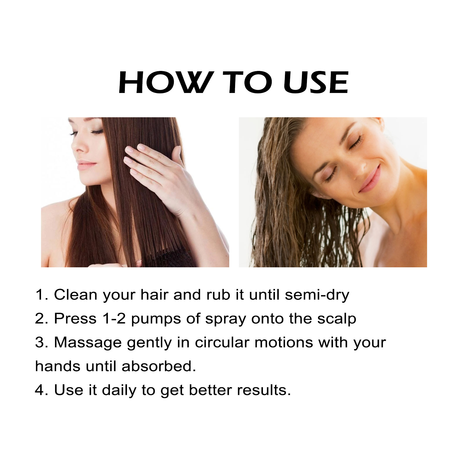 Rice Nutri Hair Spray Hair Thickening Nourishing Anti Thinning Hair Care Spray