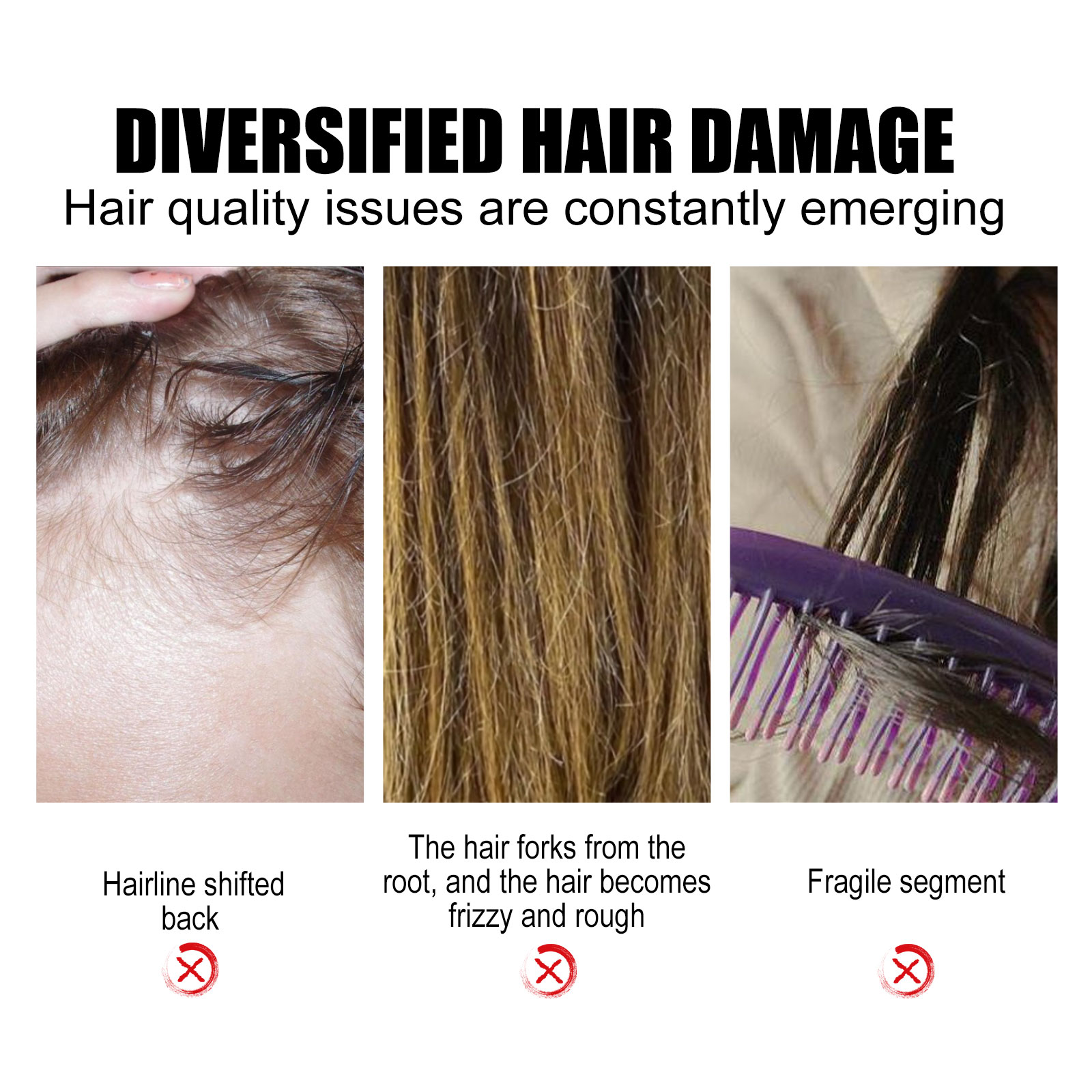 Rice Nutri Hair Spray Hair Thickening Nourishing Anti Thinning Hair Care Spray