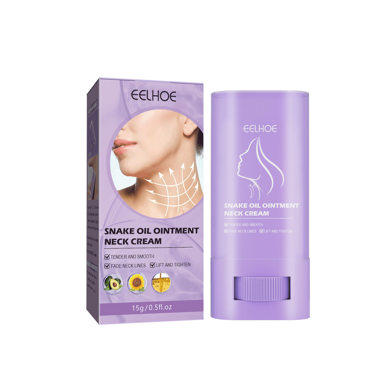 Snake Oil Neck Cream Firming Wrinkle Smoothing Fine Lines Moisturizing Lifting For Neck And Décolletage Daily Skin Care