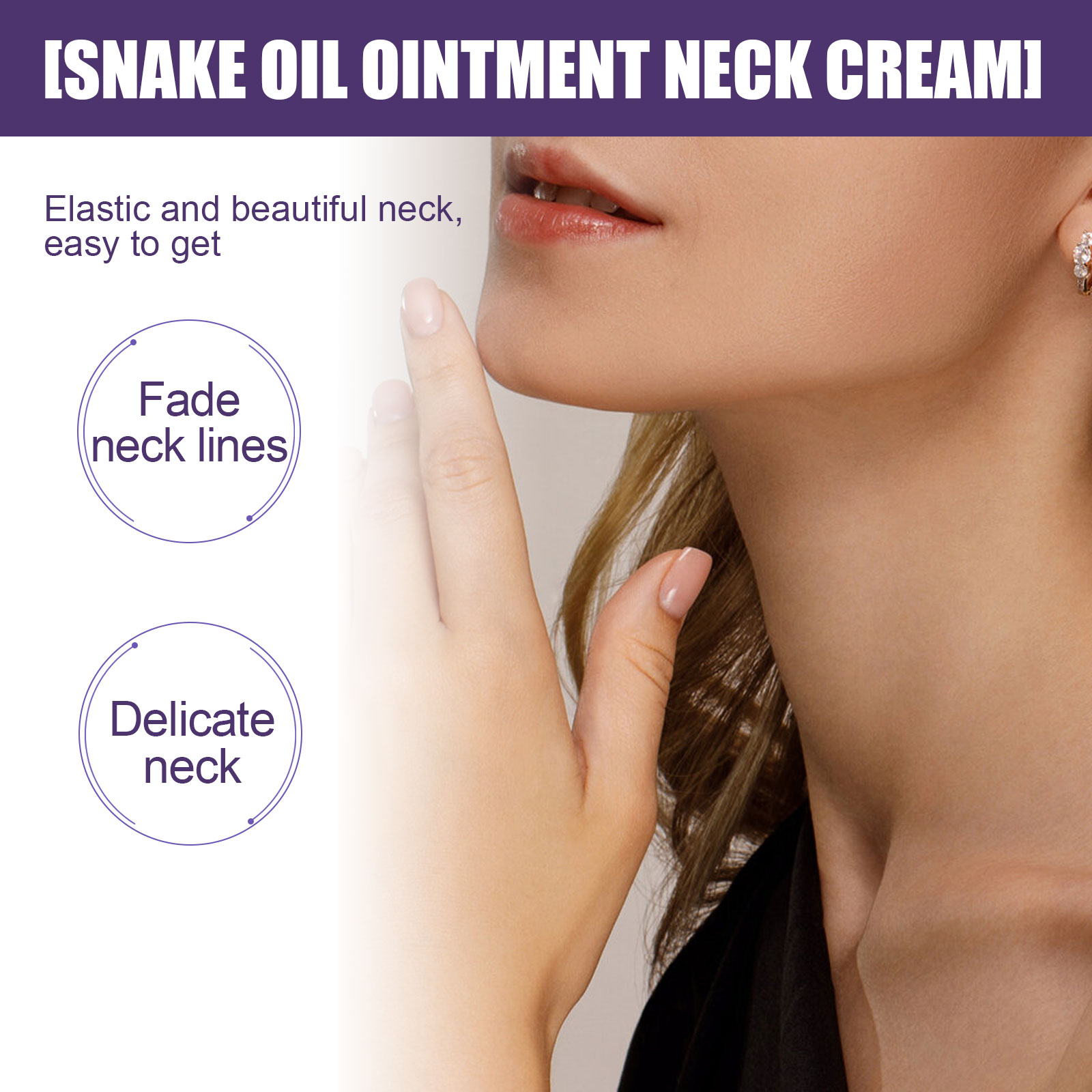 Snake Oil Neck Cream Firming Wrinkle Smoothing Fine Lines Moisturizing Lifting For Neck And Décolletage Daily Skin Care