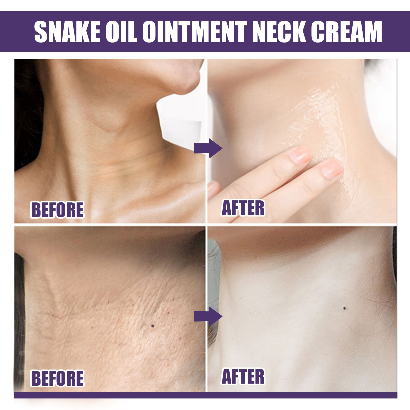 Snake Oil Neck Cream Firming Wrinkle Smoothing Fine Lines Moisturizing Lifting For Neck And Décolletage Daily Skin Care