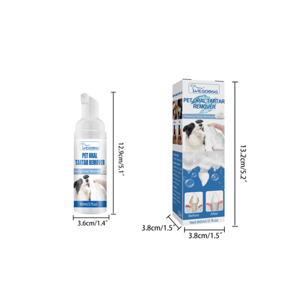 Pet Tartar Remover Remove Calculus Yellow Teeth Bad Breath Teeth Cleaning Teeth Cleaning Oral Foam Cleaning