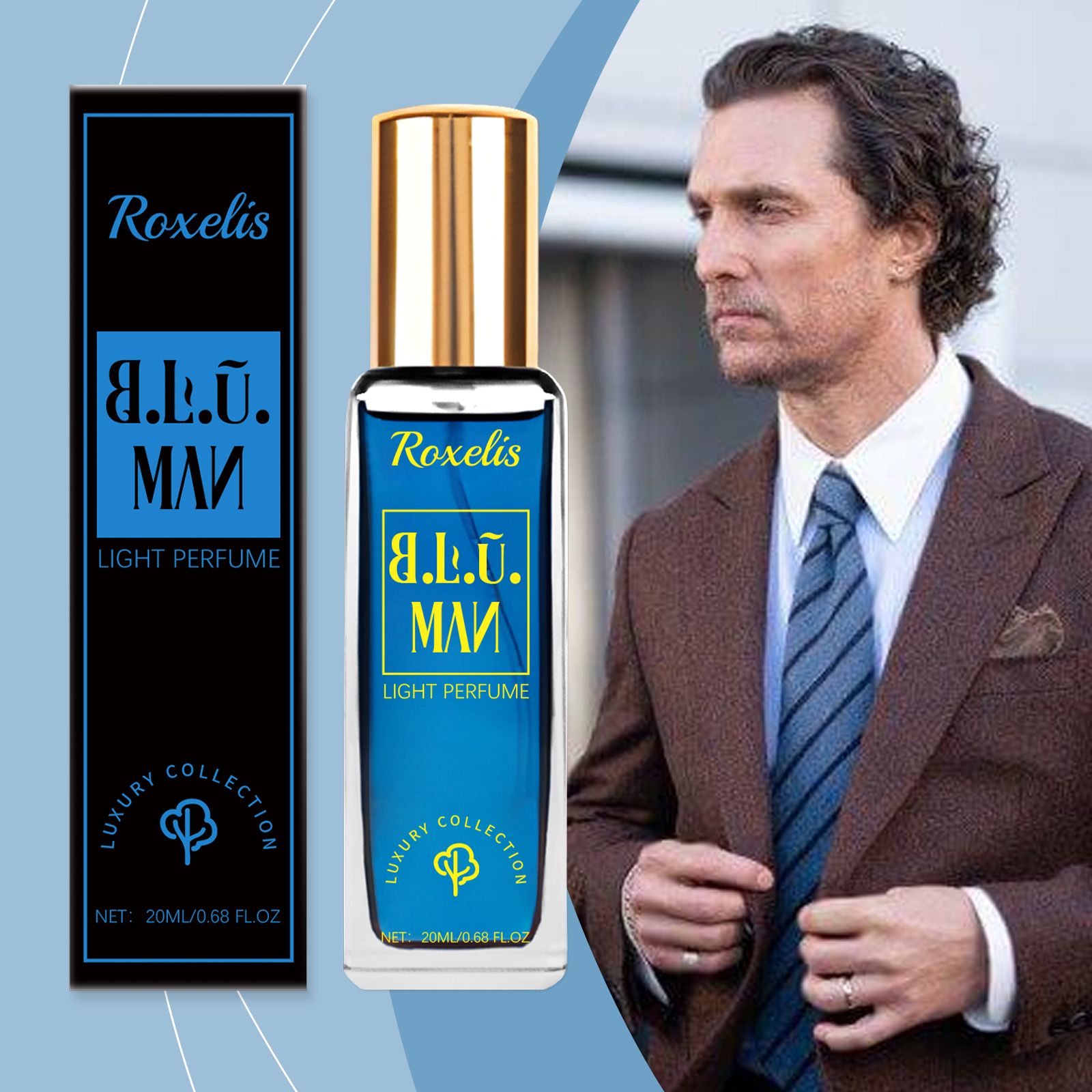 Oceanic Woody Luxury Eau De Toilette Bergamot Cedar Fresh Long Lasting Portable