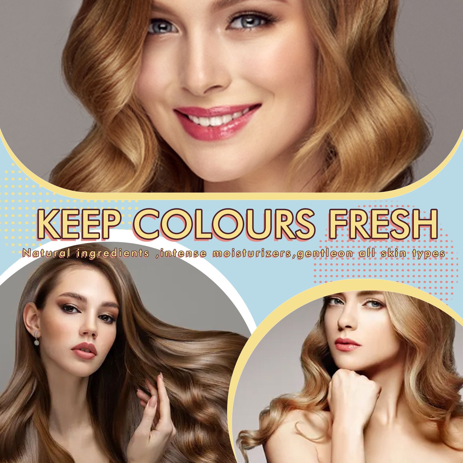 Curl Care Set With Styling Cream Spray And Serum For Nourishing And Defining Curls