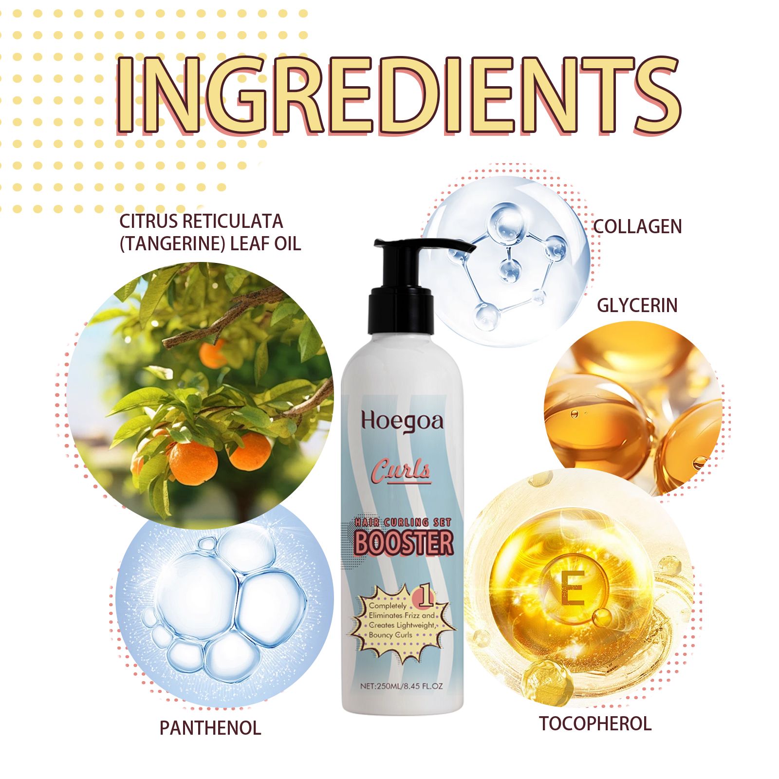 Curl Care Set With Styling Cream Spray And Serum For Nourishing And Defining Curls