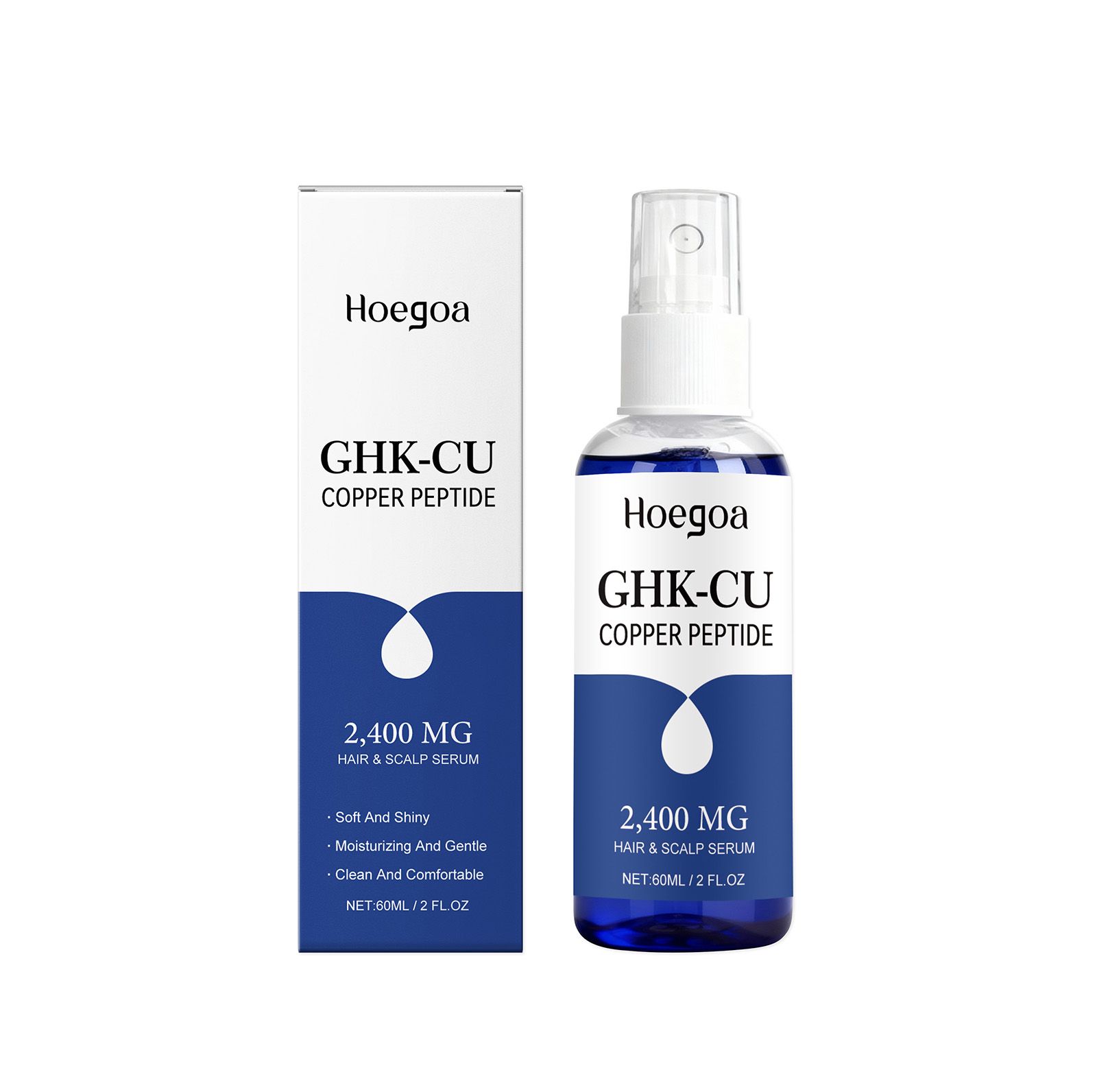 Copper Peptide Scalp Hair Essence Lightweight Nourishing For Dry Split Ends And Hair Roots