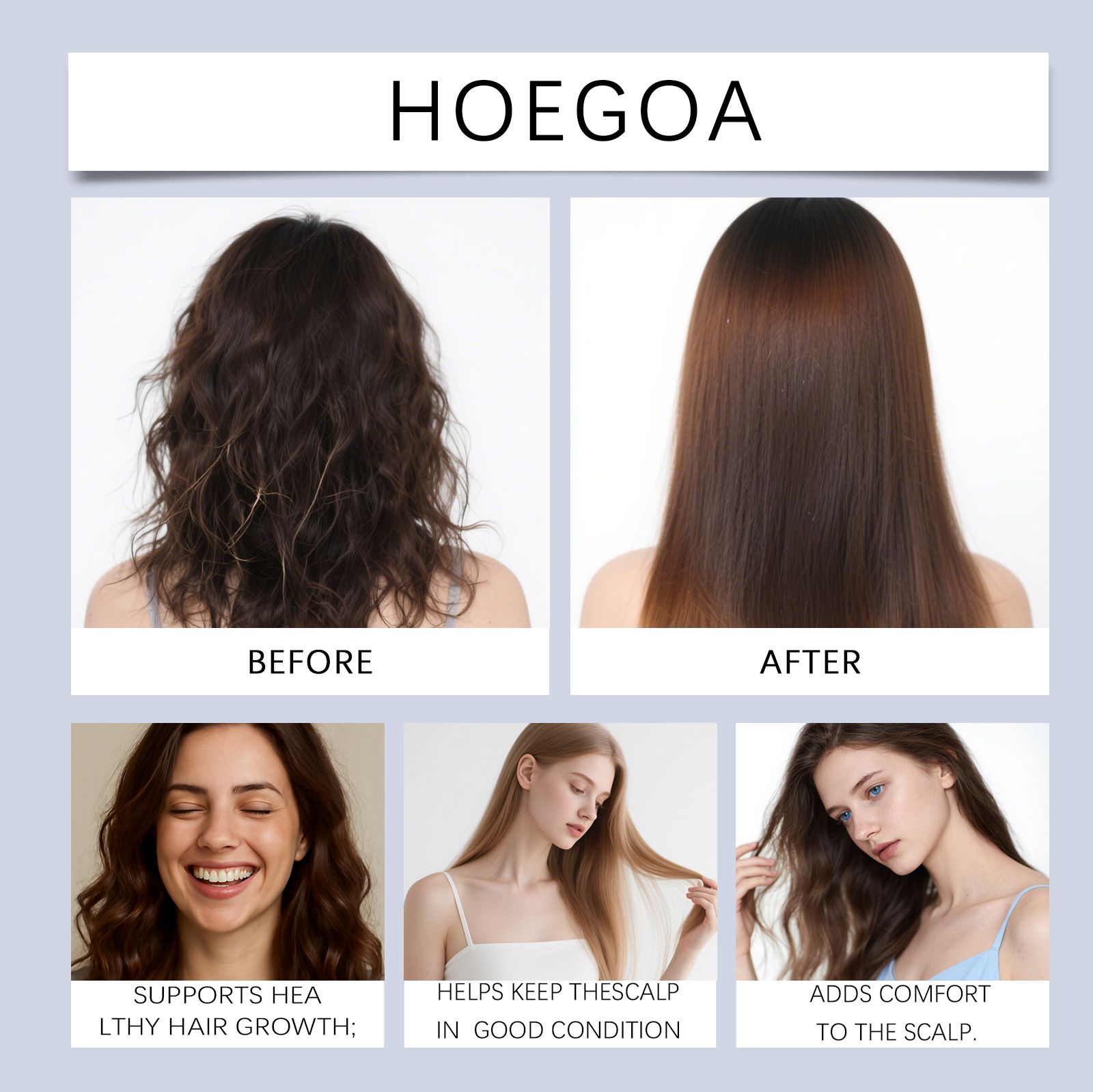 Copper Peptide Scalp Hair Essence Lightweight Nourishing For Dry Split Ends And Hair Roots
