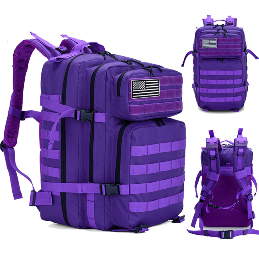 45L Man/Women Military Backpack Tactical Crossfit Gym Bag Fitness Waterproof Molle Bug O