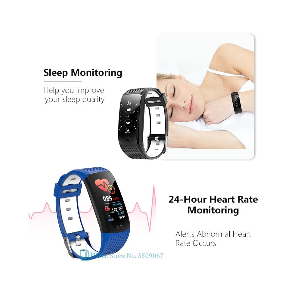 Kids Children Smart Watch Girls Boys Smartwatch Heart Rate Smart Watches(Black)