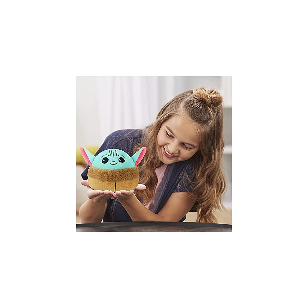 Reversible Baby Yoda teddy Plush Toy Cute yoda Mood Toy like the famous Tiktok octopus p