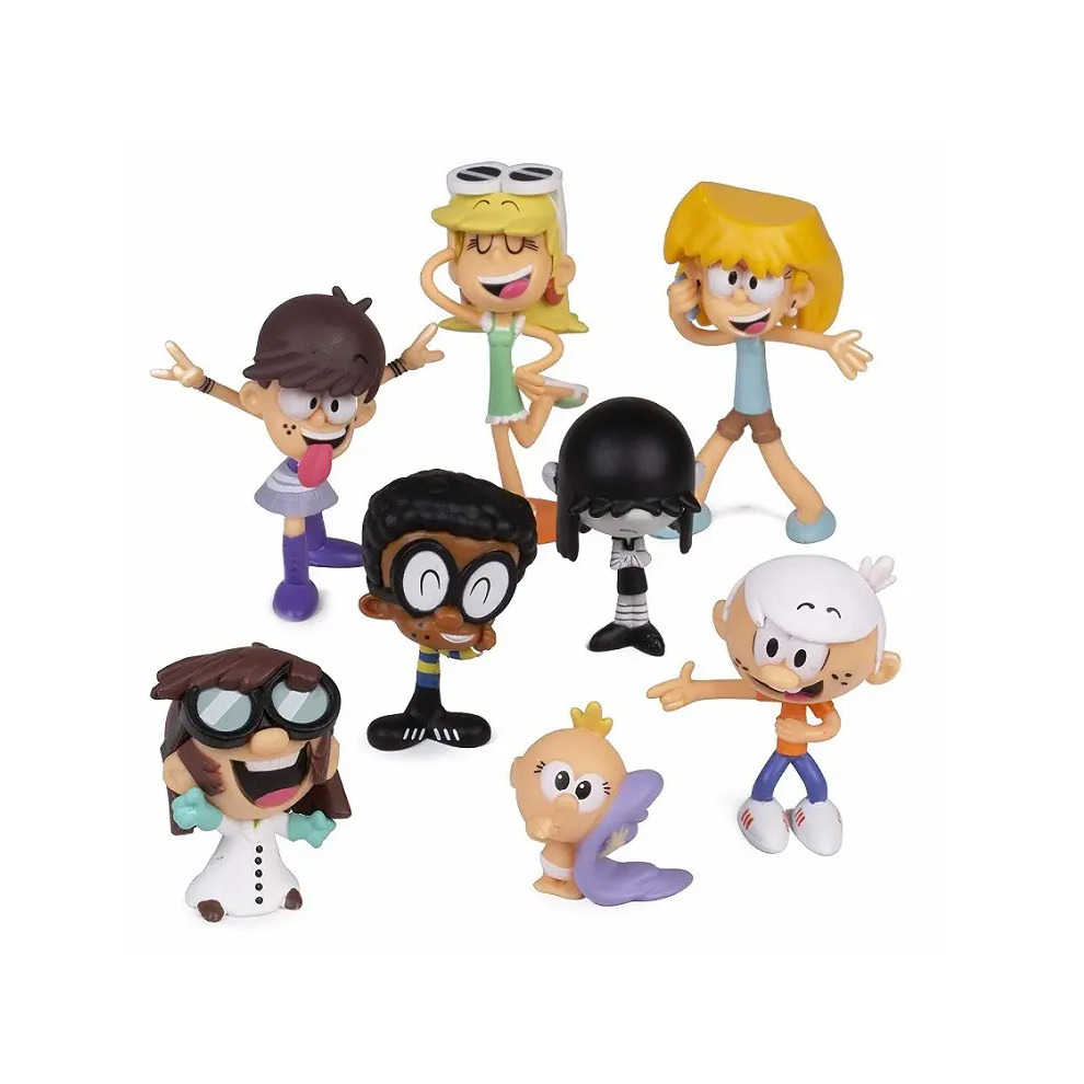 8Pcs/Set The Loud House Action Figure Model Toys Kids Gift