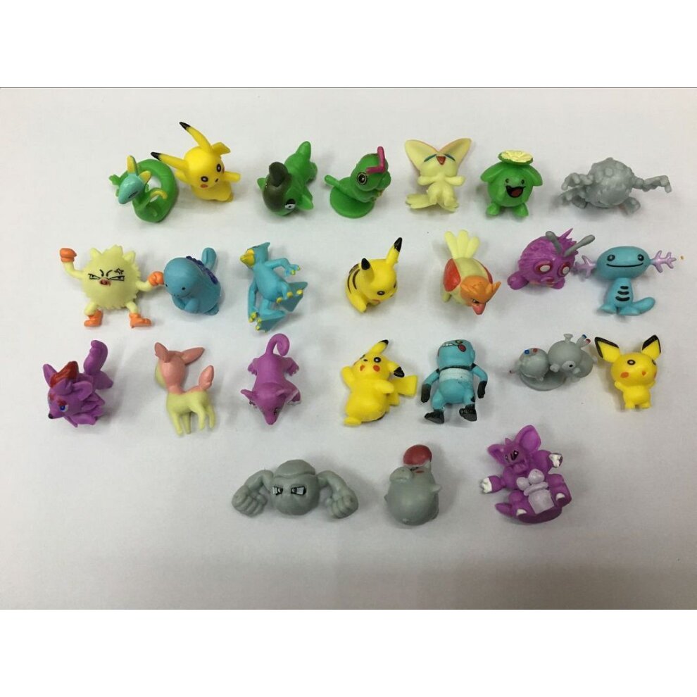 24PCS Cute Pokemon Go Mini Random Wholesale Lots Pearl Figures New for Kids Toy
