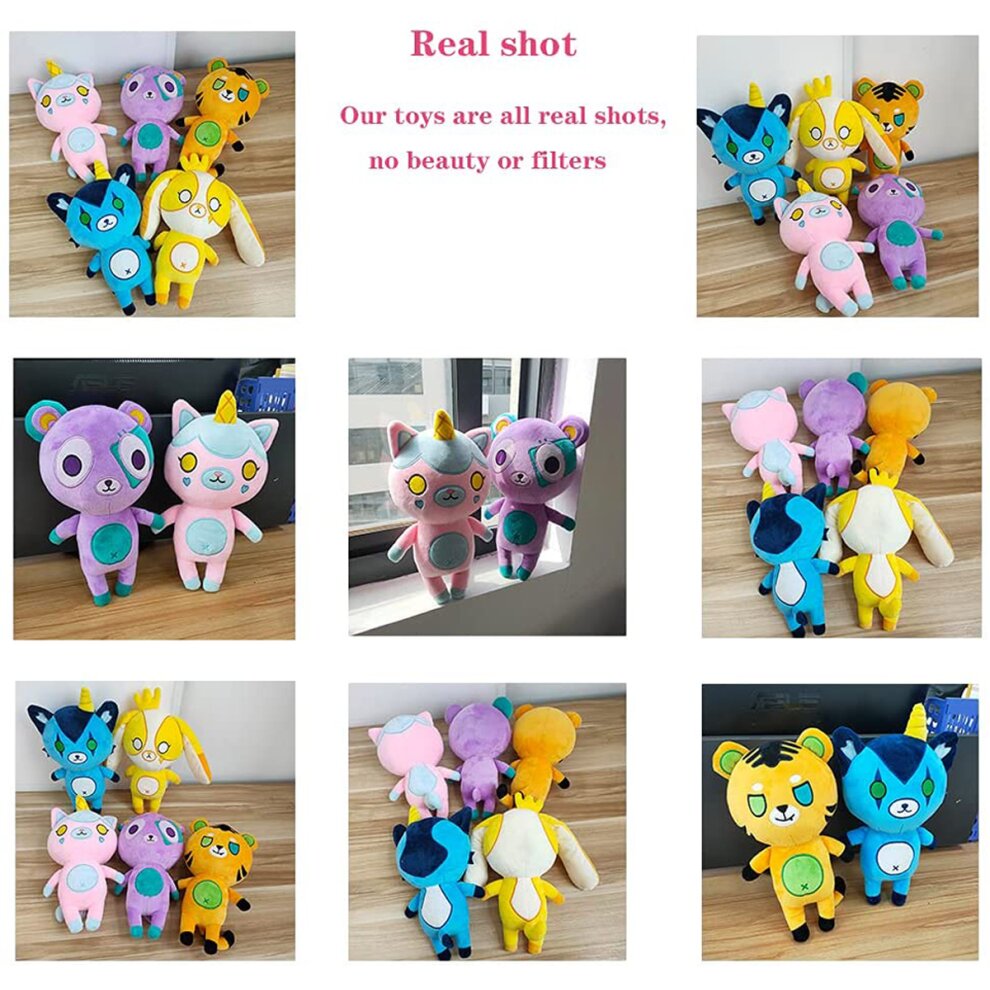 (Gold) 25cm Funneh Plush Toy Stuffed Teddy Doll Kids Gift