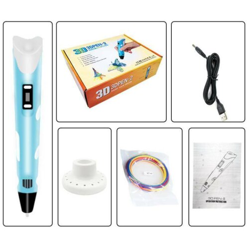 (Purple) 3D Doodle Art Printing Pen