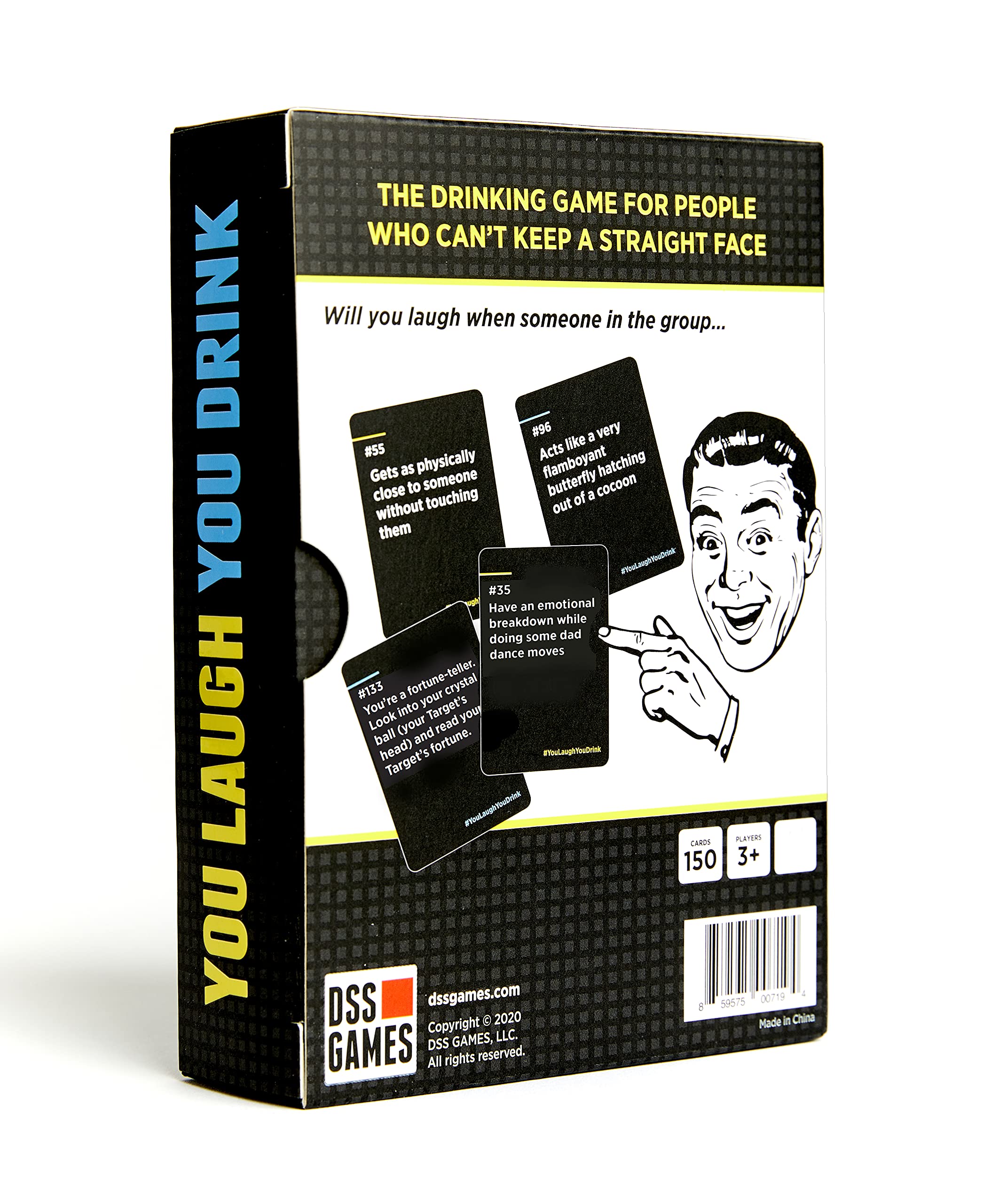 Card Games You Laugh You Drink The Drinking Game for People Who Can Not Keep a Straight Face Party Board Game for Family Game Night Great Birthday Gift for Friends Adults