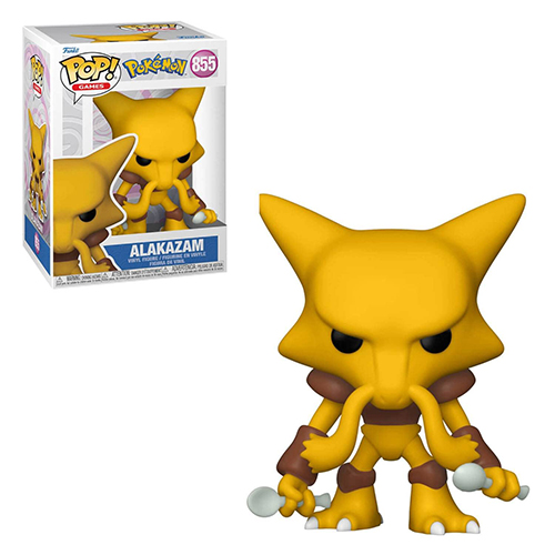 Pokemon Alakazam Funko Pop Vinyl Figure Games Anime Toy Decoration Ornaments Action Figure for Children Christmas Birthday Gifts