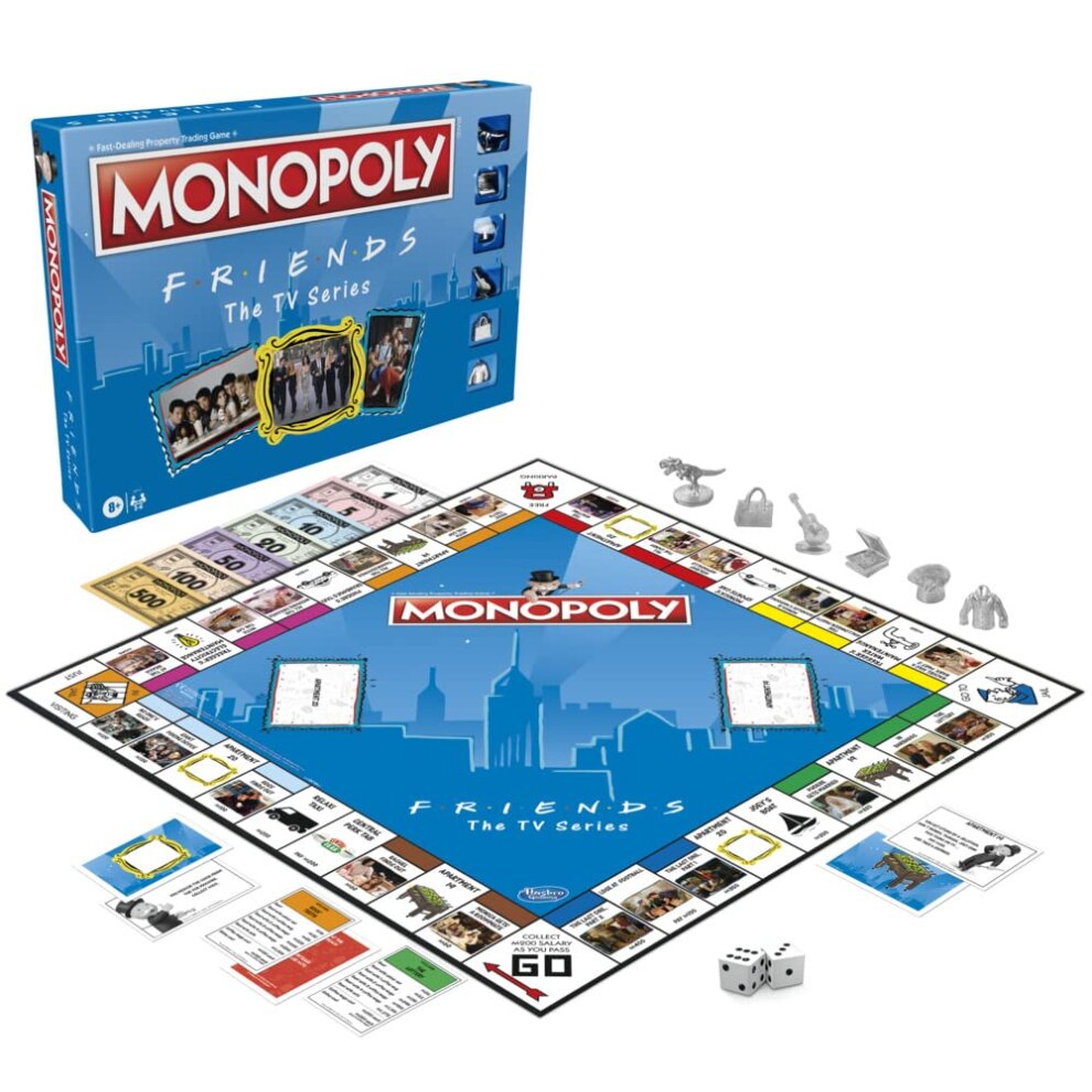 Monopoly Friends the TV Series Edition Board Game Card Games Family Party Game Winning Moves Fun Trading Game New Sealed Christmas Gift