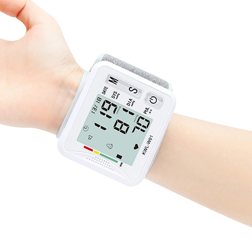 Automatic Digital LCD Wrist Blood Pressure Monitor BP Machine Sphygmomanometer Heart Rate Detection Backlit Screen