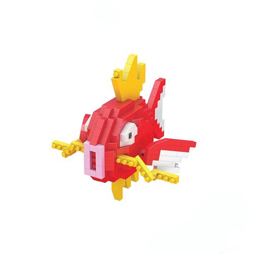 Mini Building Block DIY 3D Micro Brick Educational Toy Pokemon Magikarp 295Pcs