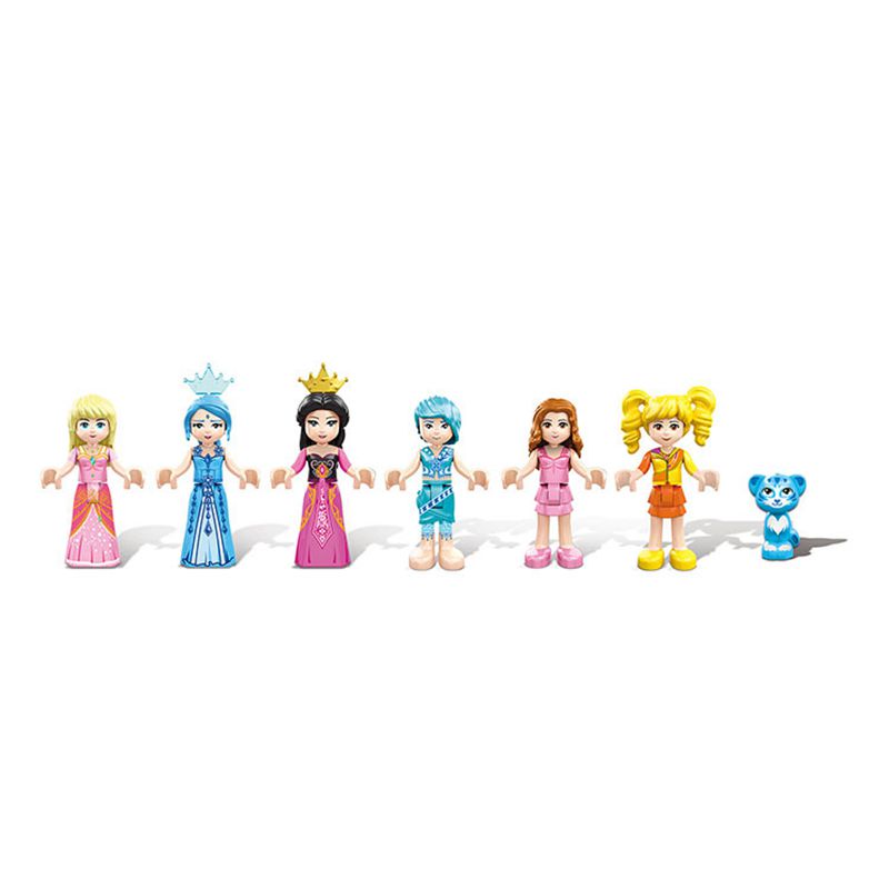 Princess Lauries Flower Orchid Castle Building Model Blocks Girl Gifts Toy Garden