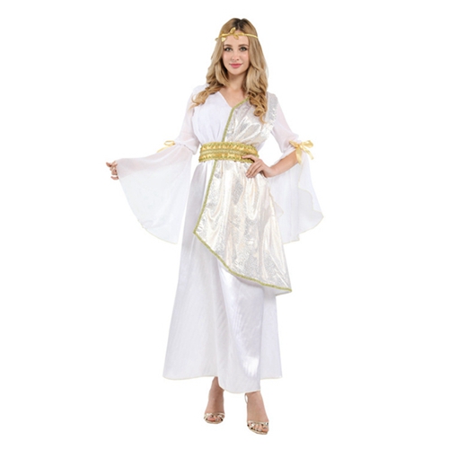 Womens Costume Greek Goddess Costume SetvRoman Costume Dress with Roman Laurel Head Leaf Wreath