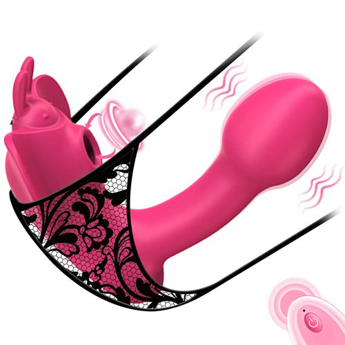 G Spot Clitoris Vibrator Wearable Vibrators Remote Control Stimulator Adult Suction Sex Toys Clitoral Panty Vibrator for Women Pleasure Remote Control