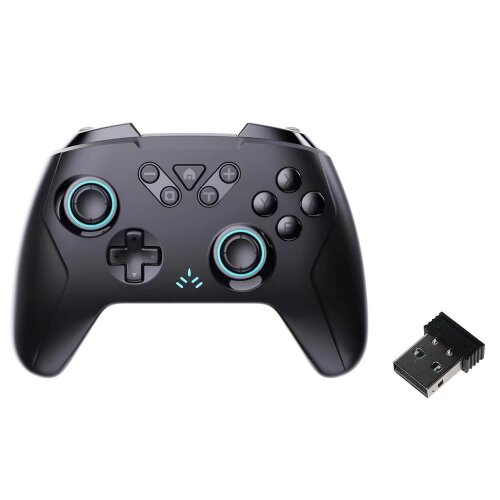 New Switch Pro 2.4G wireless Bluetooth Steam multifunctional gamepad with back button ac