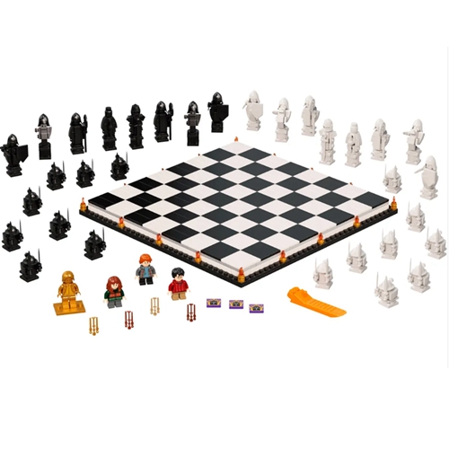 Harry Potter Hogwarts Wizards Chess Set Building Blocks Wizarding World Gifts for Kids