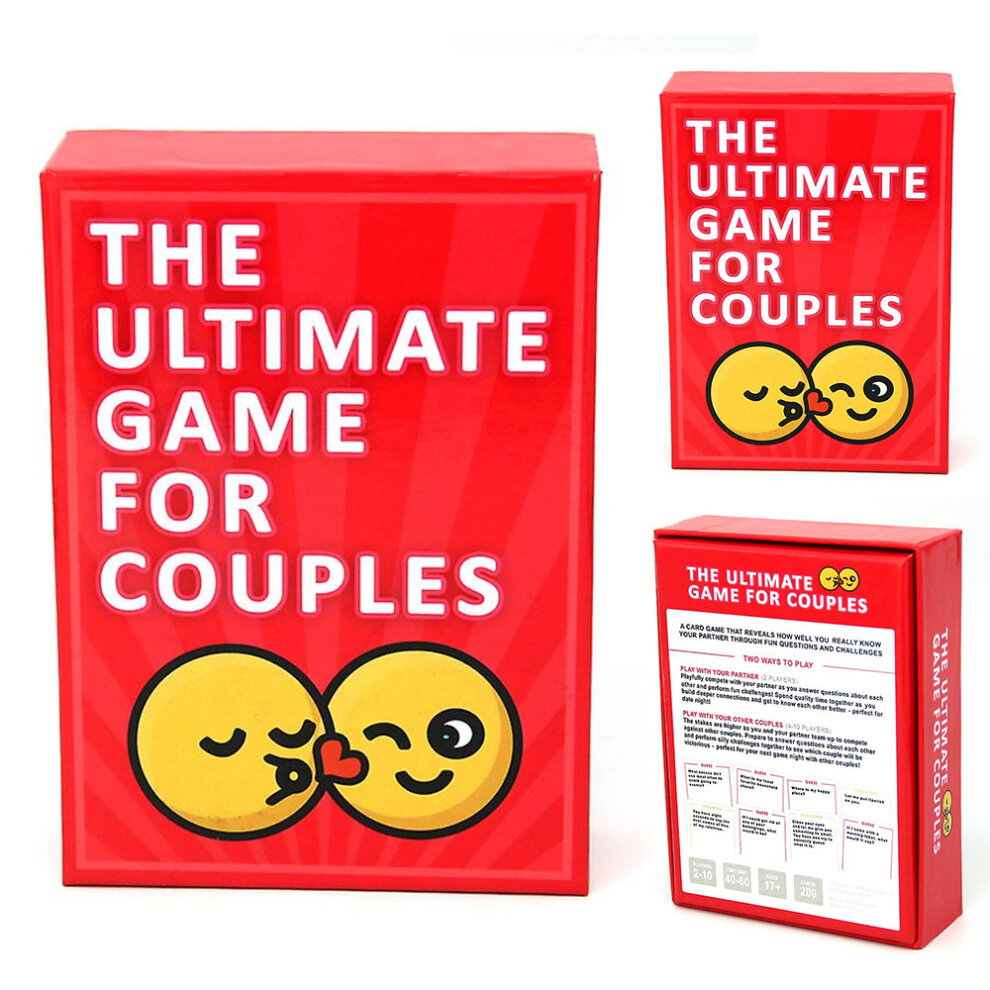 The Ultimate Game for Couples Romantic Party Date Night Card Games for Adults Lovers Gift
