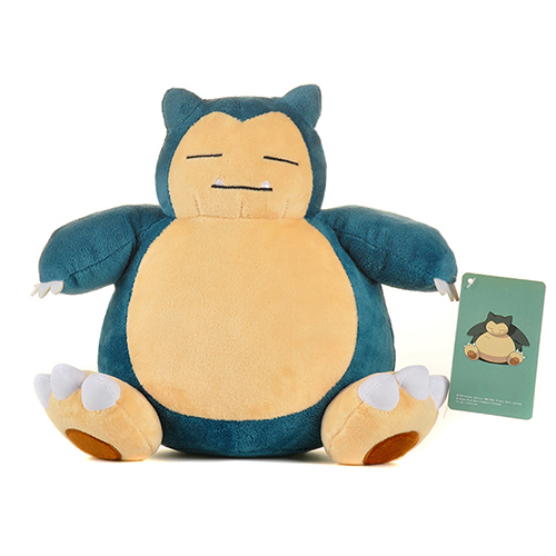 Pokemon Snorlax Plush Toy Soft and Cuddly Must Have Fans Stuffed Animal Doll for Kids Plush for Traveling Car Rides Nap Time and Play Time 25cm