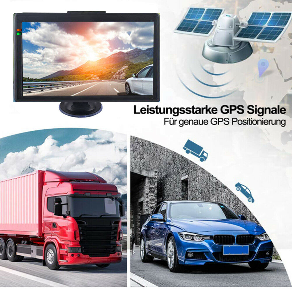 (7 Inch) Sat Nav Car GPS Navigation Latest UK EU Map Truck