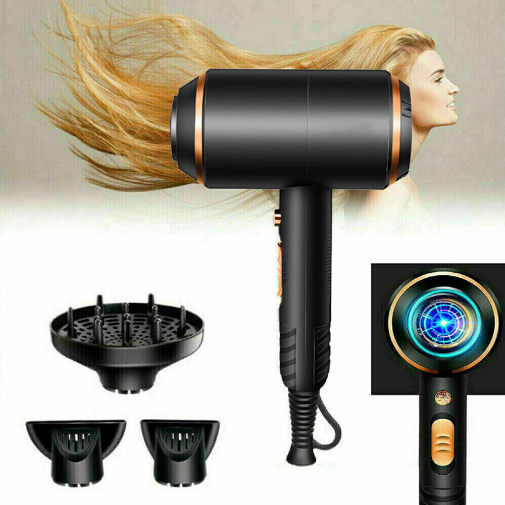 4000W Professional Hair Dryer Ionic Fast Drying Hairdryer Hair Blow Dryer with Diffuser
