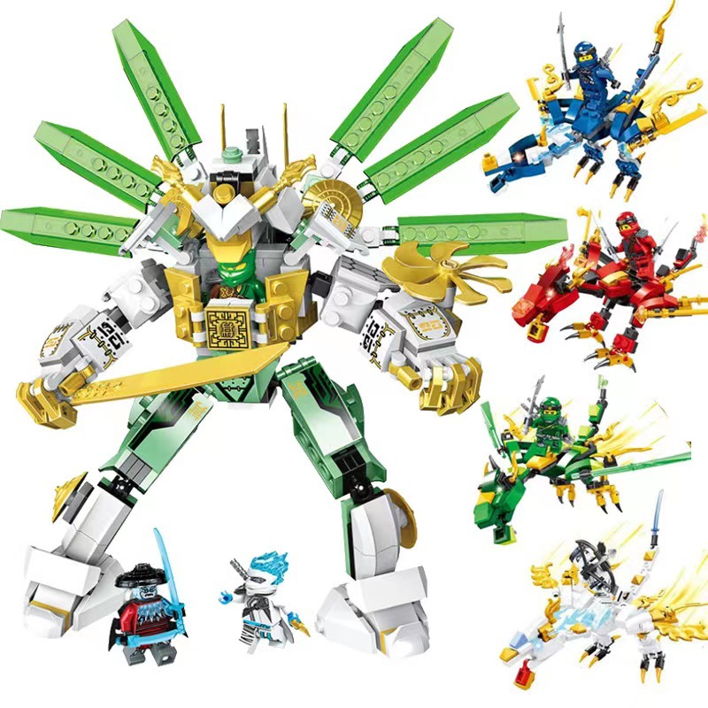 Ninja Lloyd Titan Mech Mech Sets Building Blocks NINJAGO Dragon Construction Toy Compatible Ninjagoed DIY Educational Toys Gifts for Kids Fit Lego