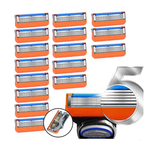 16PCS For Gillette Fusion 5 Manual Razor Replacement Blade