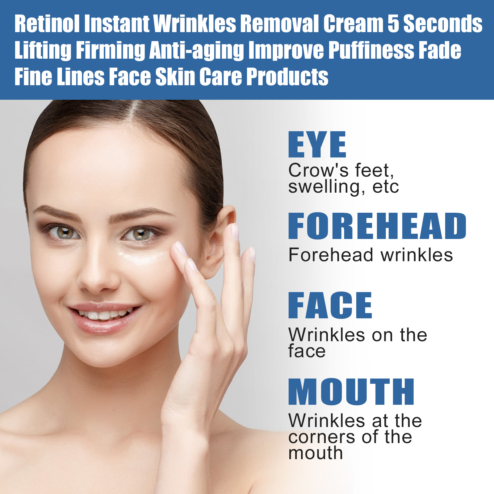 (1 PC) Retinol Cream Anti Wrinkle Face Cream Reduce Fine Lines Eyes Hydrating Moisturizing Cream Pulls Diminishes Eye Swelling Skincare Products