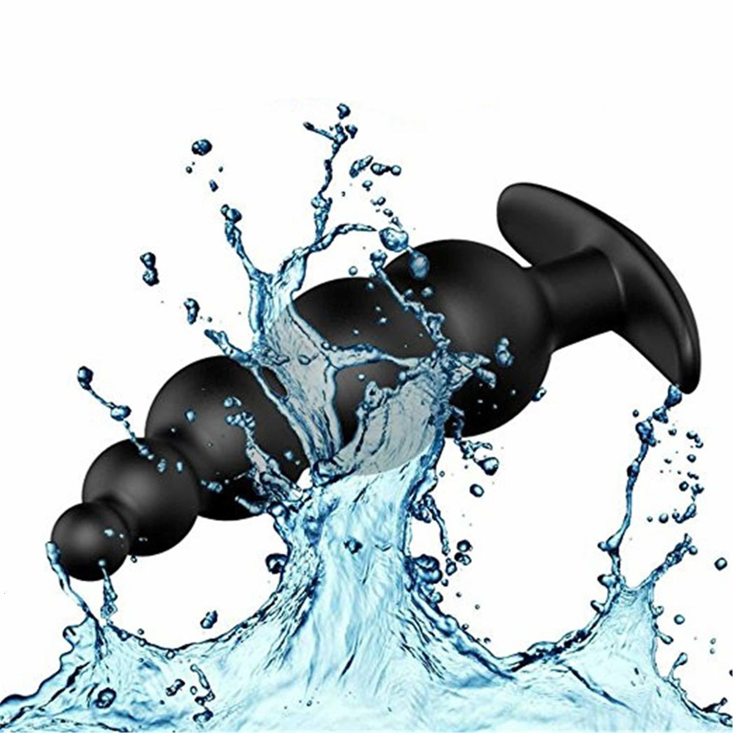 (Purple) Vibrating Prostate Massager Female Masturbation Anal Plug Vibrator Beads Butt Sex Toys Waterproof Powerful Wired For Men Couples 10 Frequency
