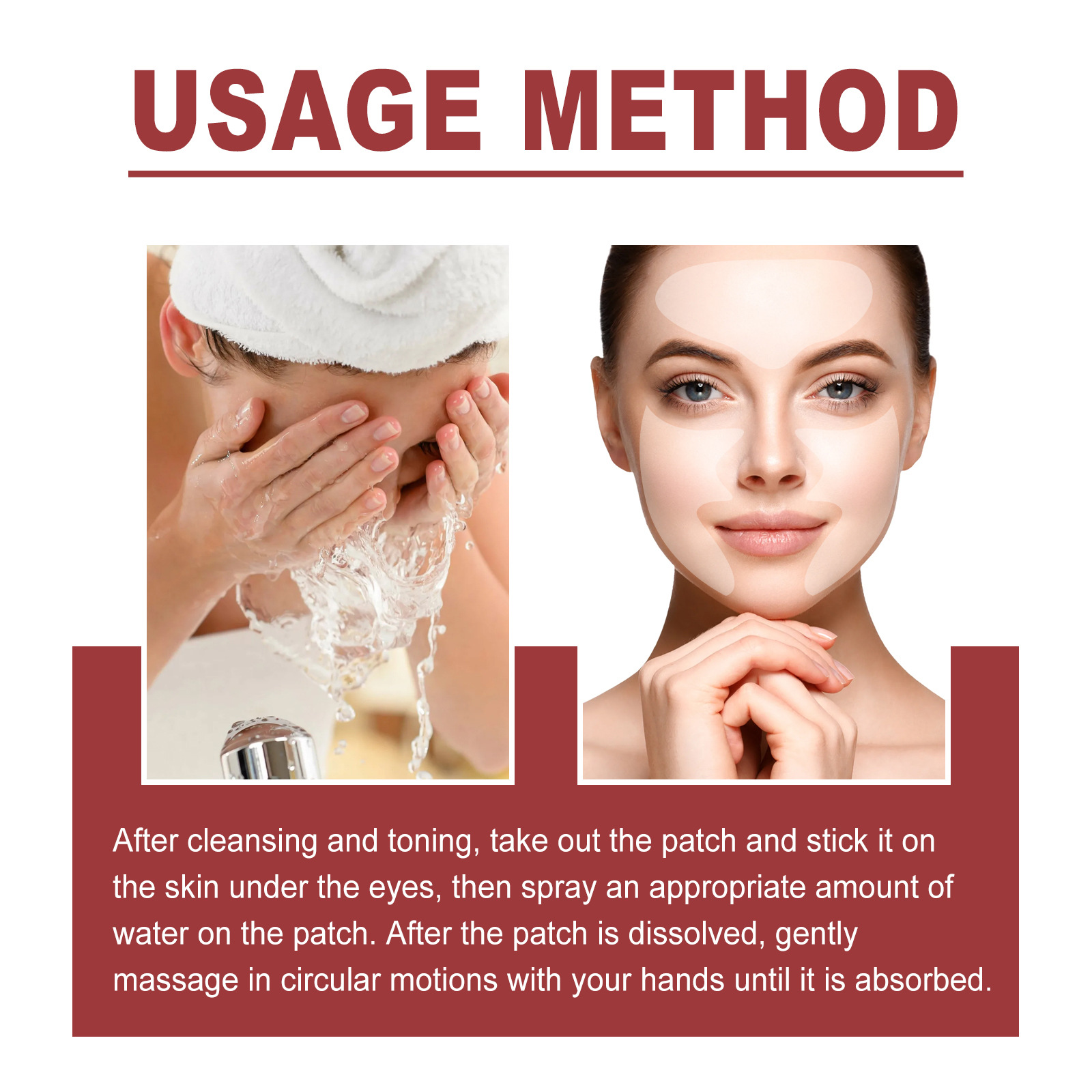 (1PC Set) Collagen Membrane Lightens Wrinkles Bags Dark Circles Remover Firming Skin Plump And Moisturizing Eye Rejuvenation Membrane Forehead Smile Lines Patches