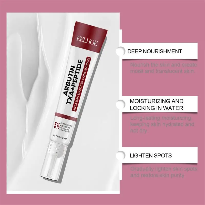 EELHOE Cream Nicotinamide Moisturizes Cream Whiten Freckle Cream Melasma Dark Spots Pigmentation Removal Fade Stain Melanin Repair Brighten Face Skin Care