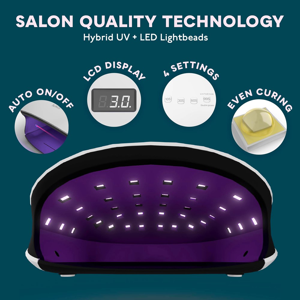 SUNUV SUN4 UV LED Nail Lamp 48W UV LED Nail Lamp - up to 50000 hours